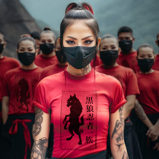 Black Werewolf Ninja Clan: Ancient Shadows T-Shirt