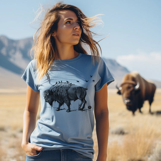 Bison: Majestic Harmony T-shirt