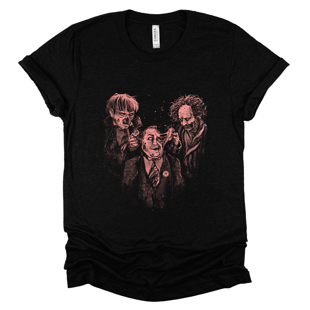 3 Zombie Fools: Horror & Shenanigans T-shirt