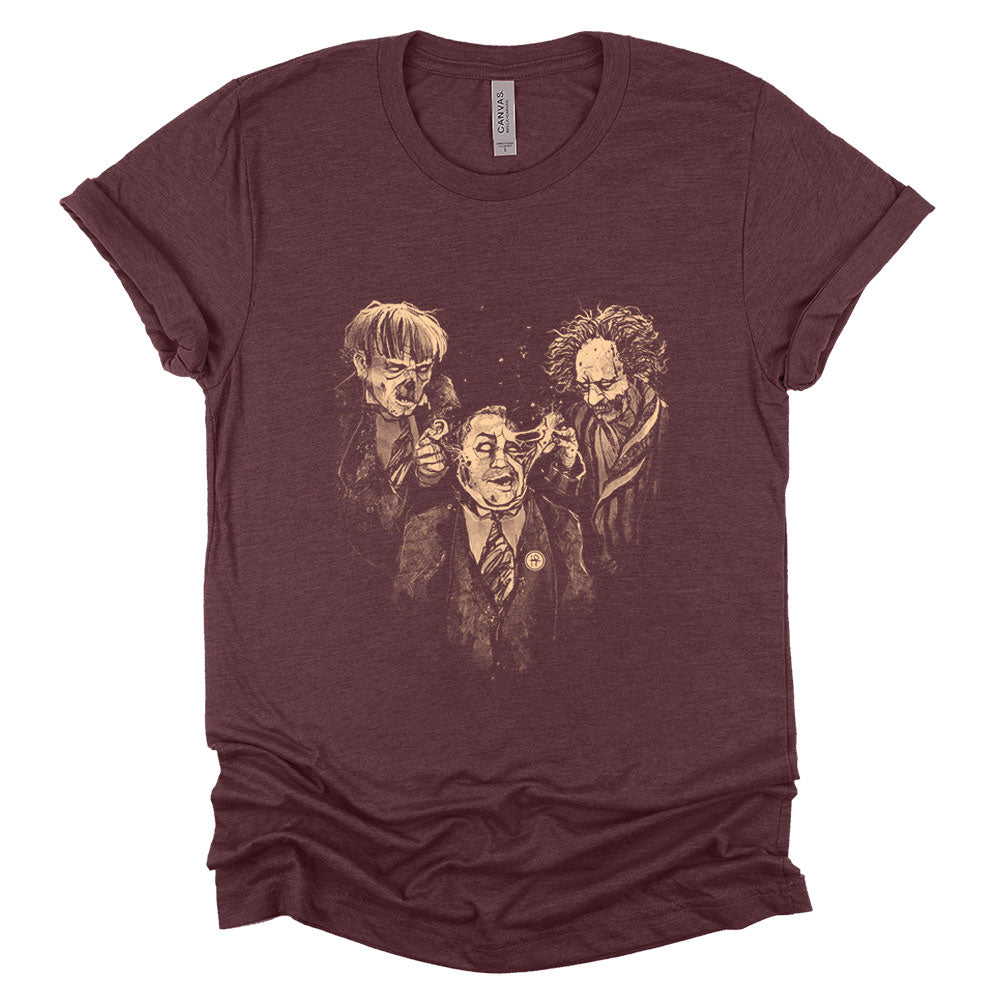 3 Zombie Fools: Horror & Shenanigans T-shirt