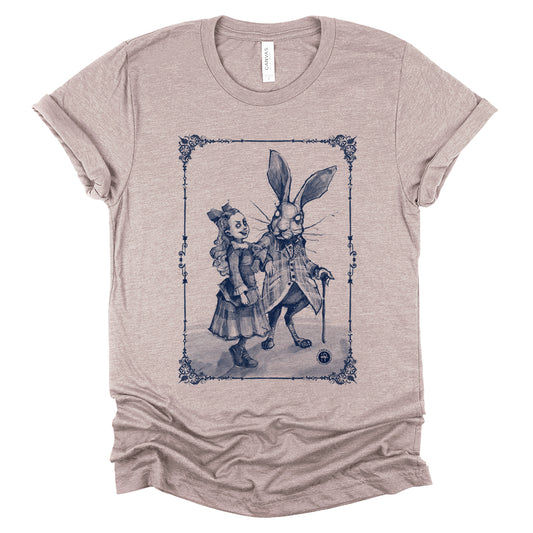 Journey to Wonderland: A Path to the Tea Party T-shirt