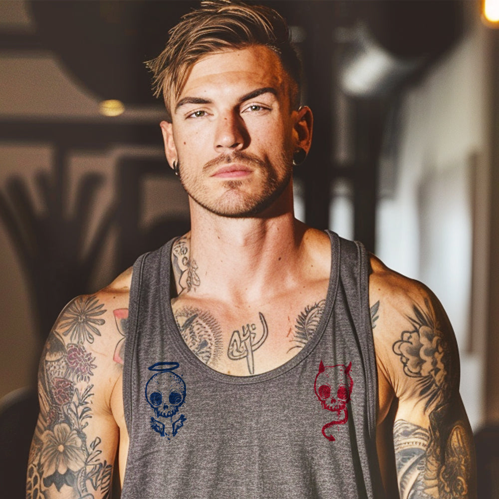 Angels & Devils On Your Shoulders: Seductive Temptations Tank Top