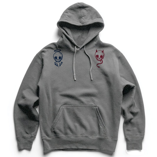 Angels & Devils On Your Shoulders: Seductive Temptations Heavyweight Hoodie