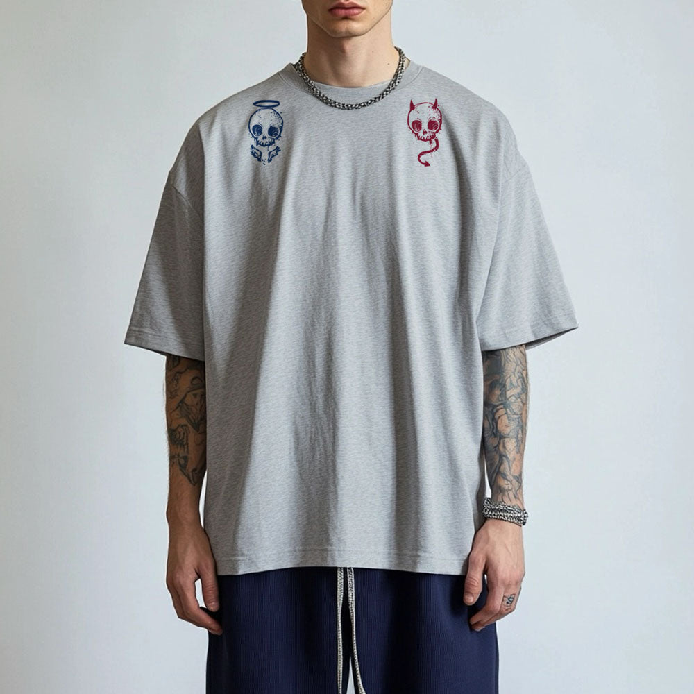 Angels & Devils On Your Shoulders: Seductive Temptations Heavyweight Tee