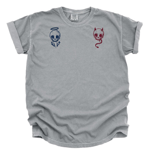 Angels & Devils On Your Shoulders: Seductive Temptations Heavyweight Tee