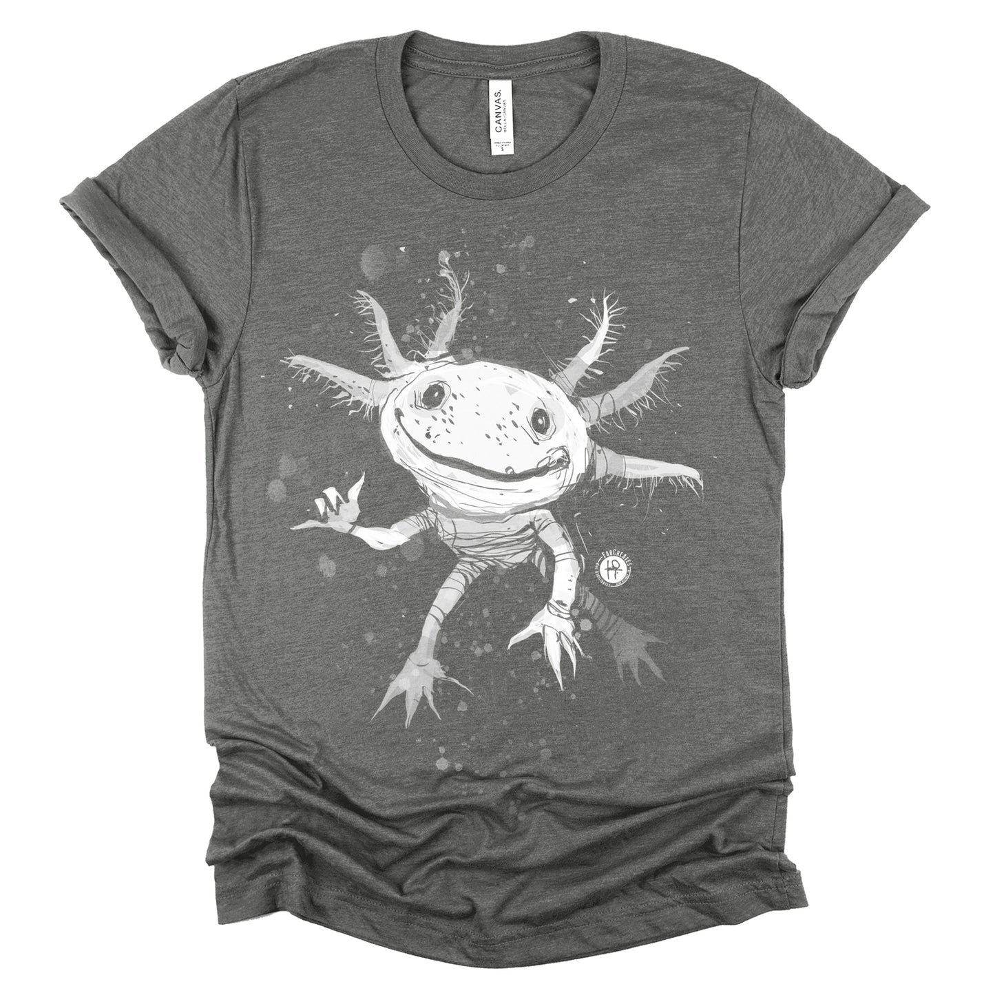 Axolotl Surfing: Catching Waves with Cuteness T-shirt