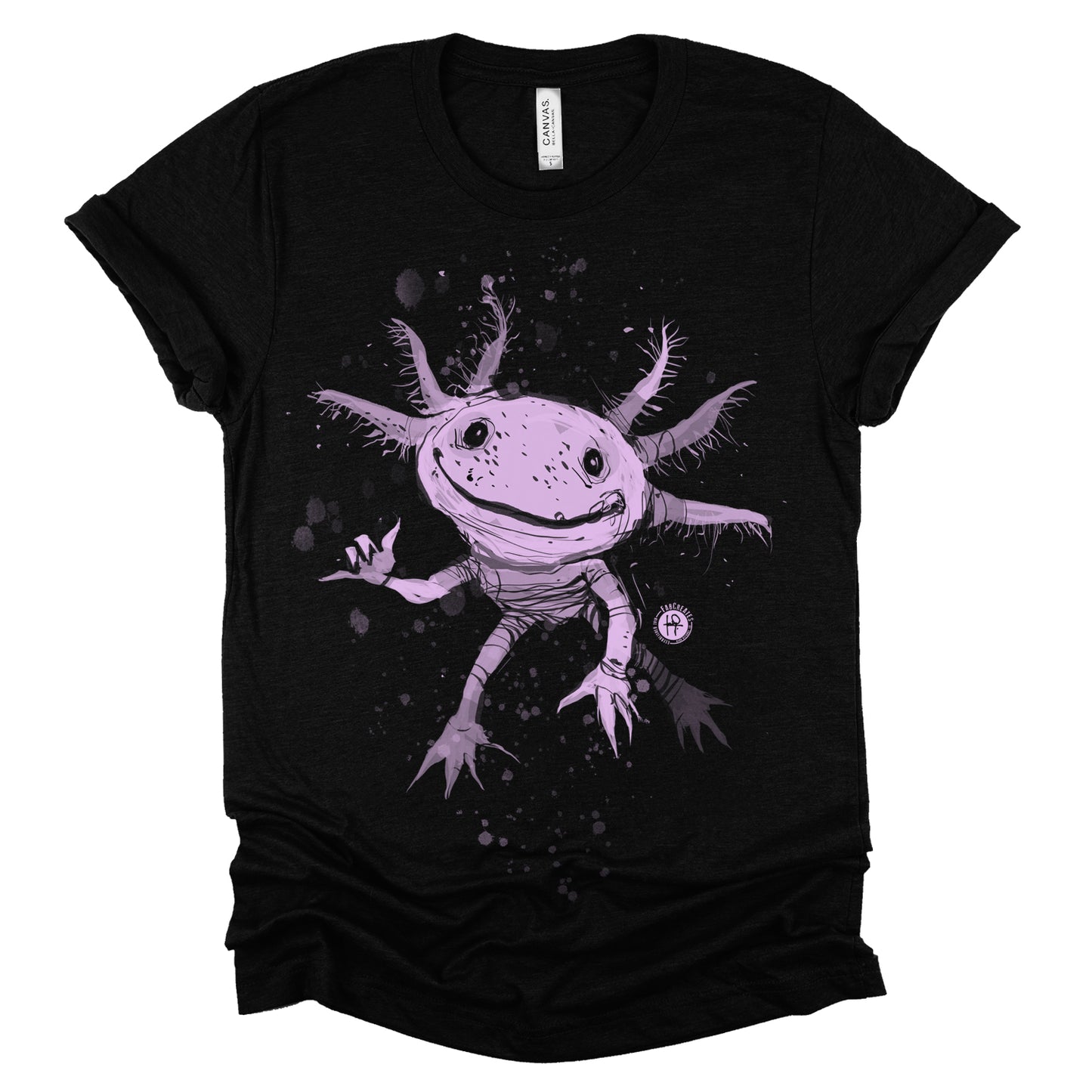 Axolotl Surfing: Catching Waves with Cuteness T-shirt