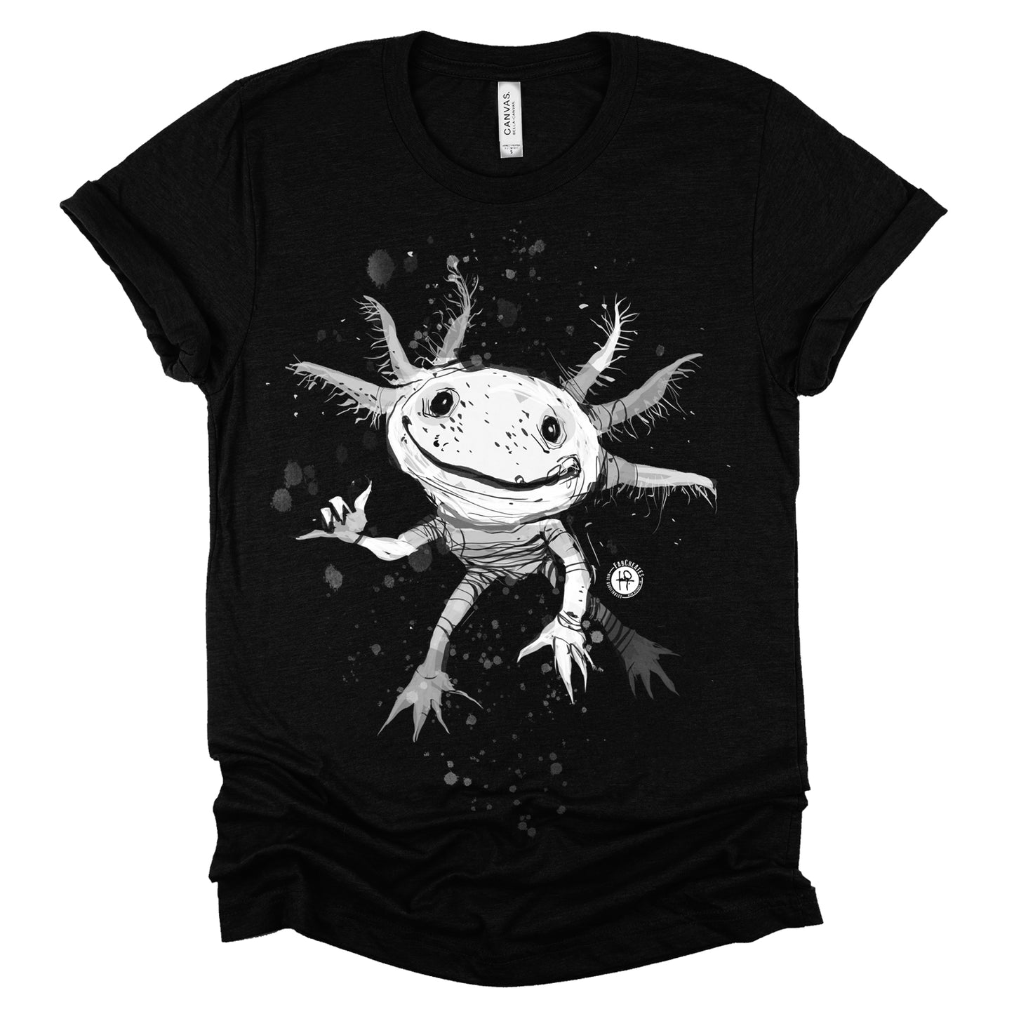 Axolotl Surfing: Catching Waves with Cuteness T-shirt