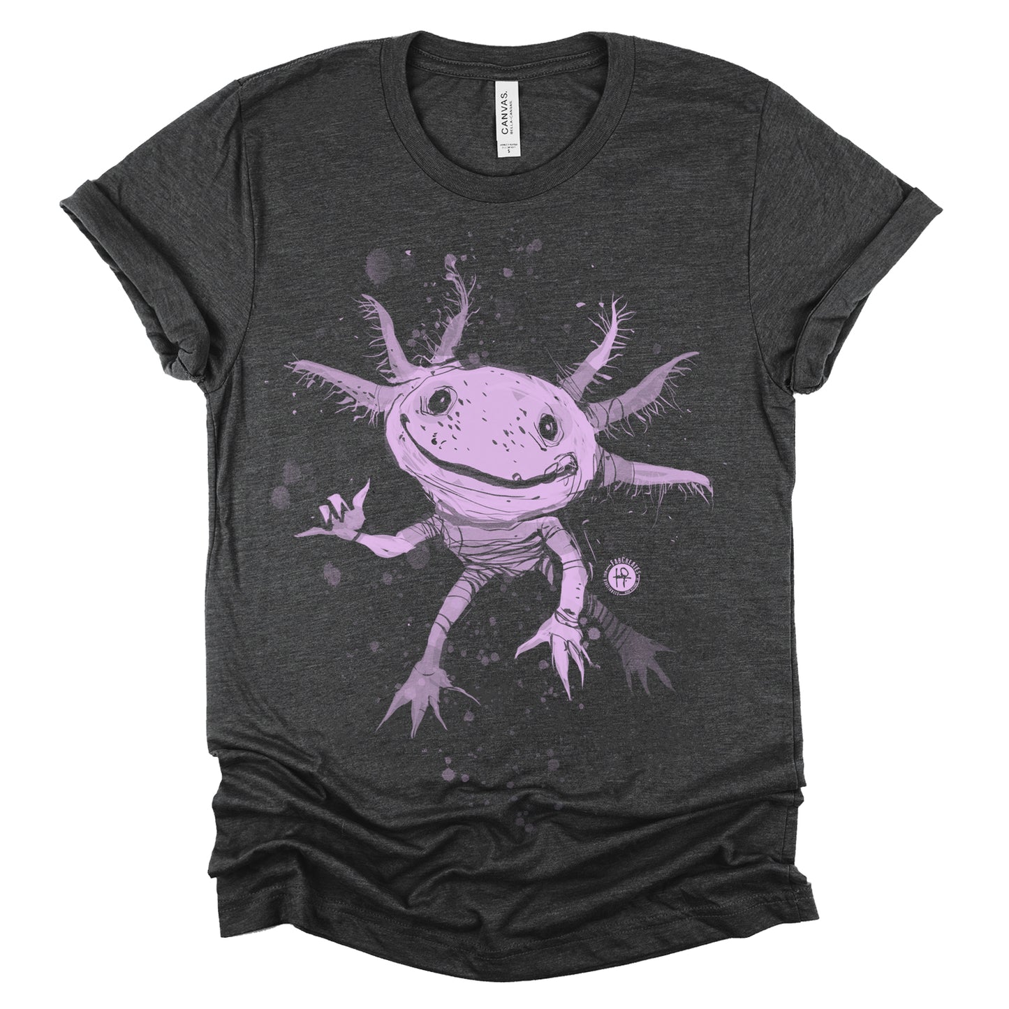 Axolotl Surfing: Catching Waves with Cuteness T-shirt