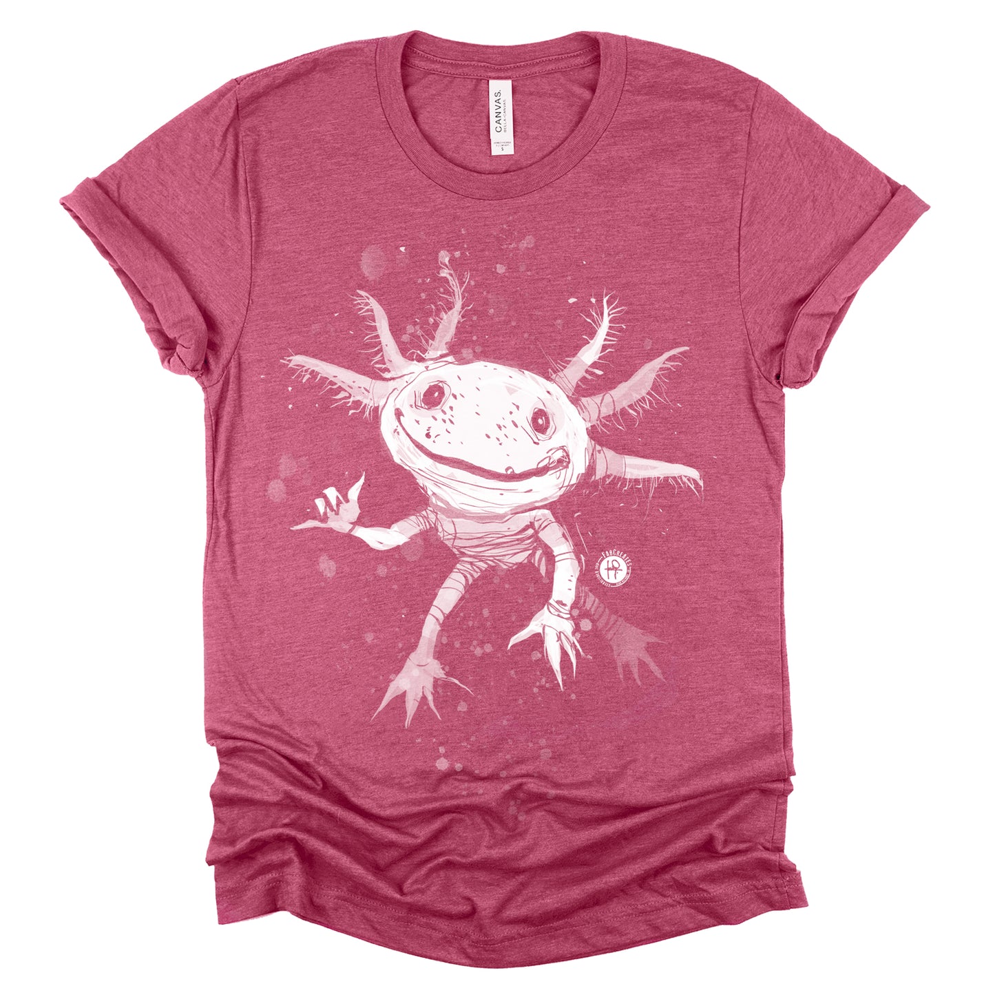 Axolotl Surfing: Catching Waves with Cuteness T-shirt