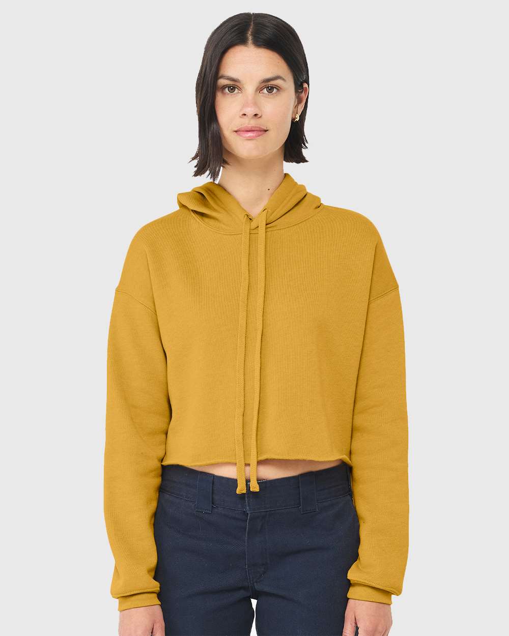 Custom Women's Crop Hoodie (7502)