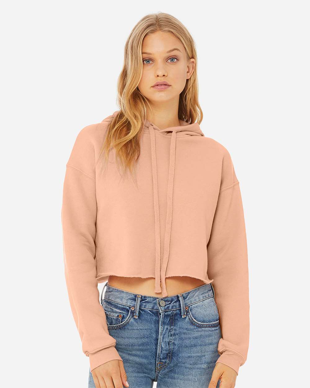 Custom Women's Crop Hoodie (7502)