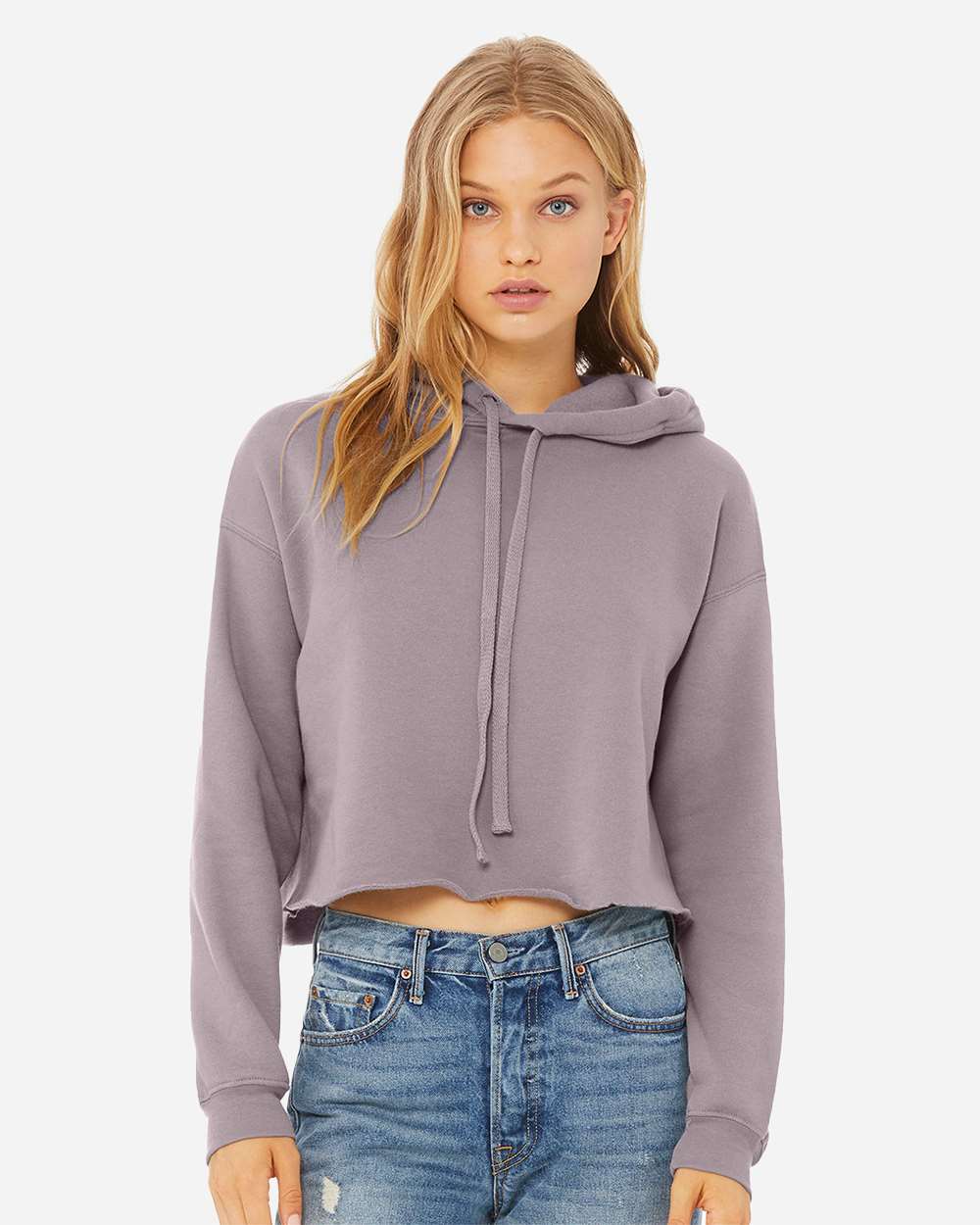 Custom Women's Crop Hoodie (7502)