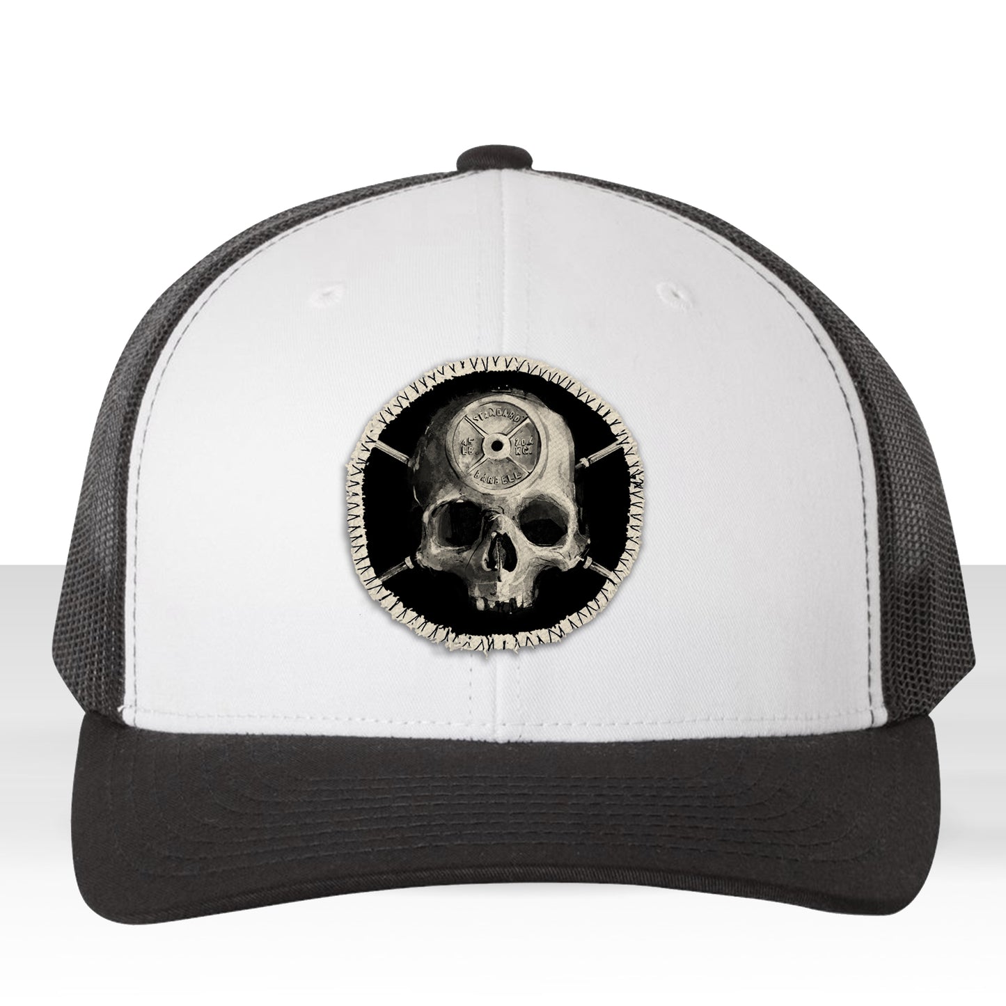 Barbell Head: Skulls and Iron Trucker Hat