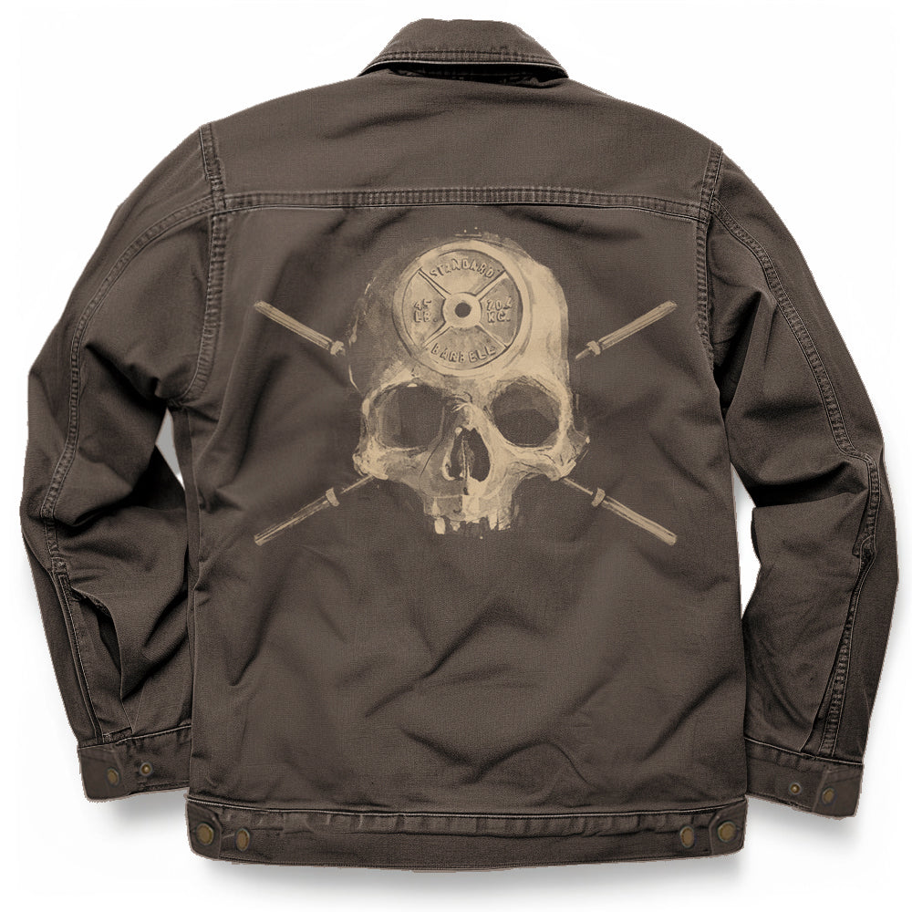 Barbell Head: Skulls and Iron Maverick Jacket