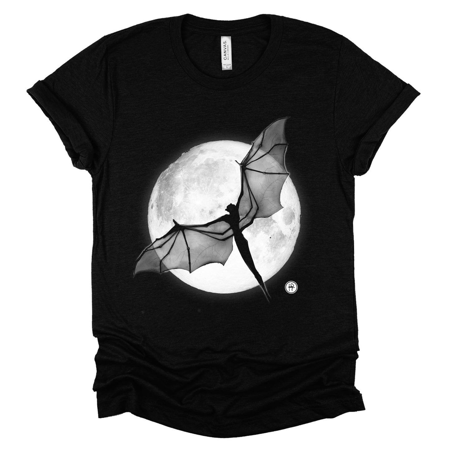 Bat in the Moon: Nocturnal Majesty T-shirt