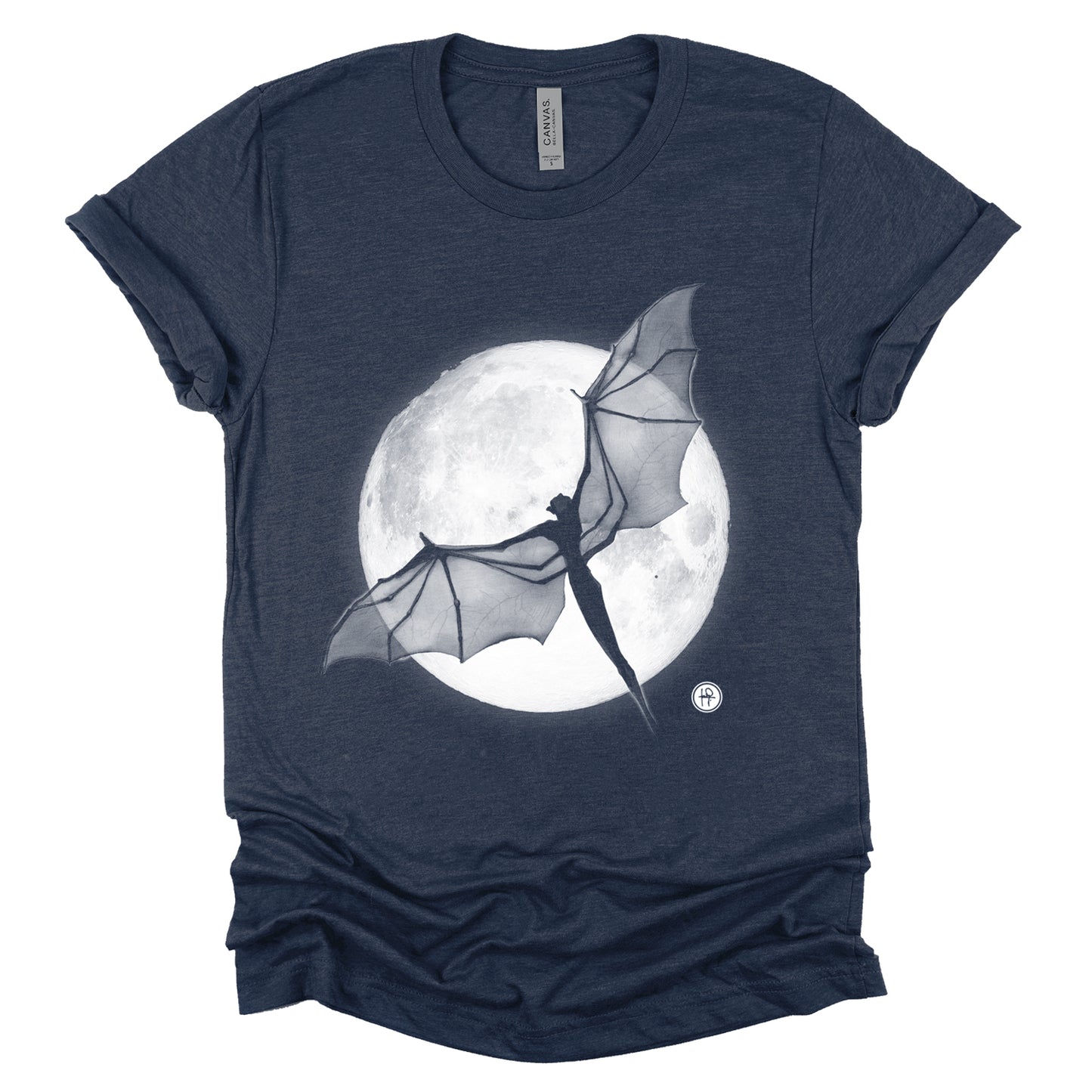 Bat in the Moon: Nocturnal Majesty T-shirt