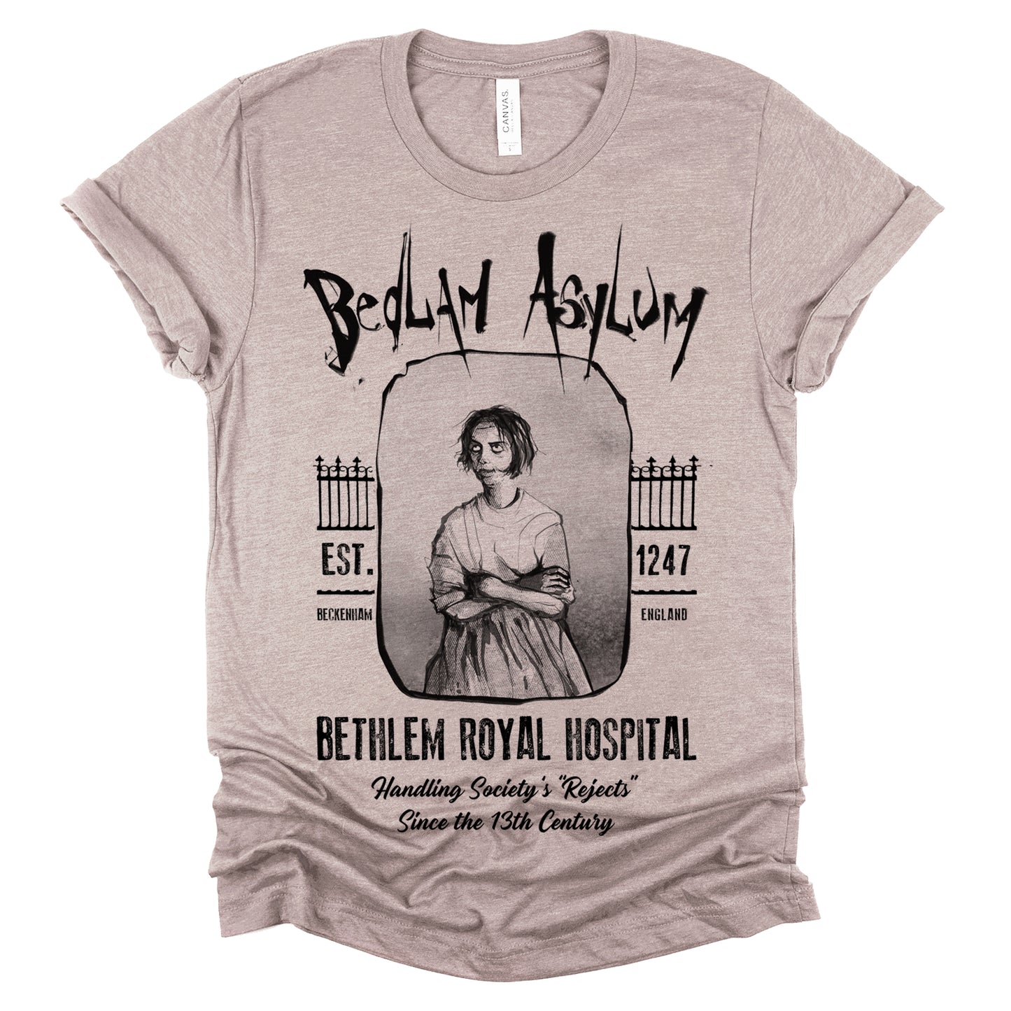 Bedlam Asylum: Unveiling the Haunting Secrets T-Shirt