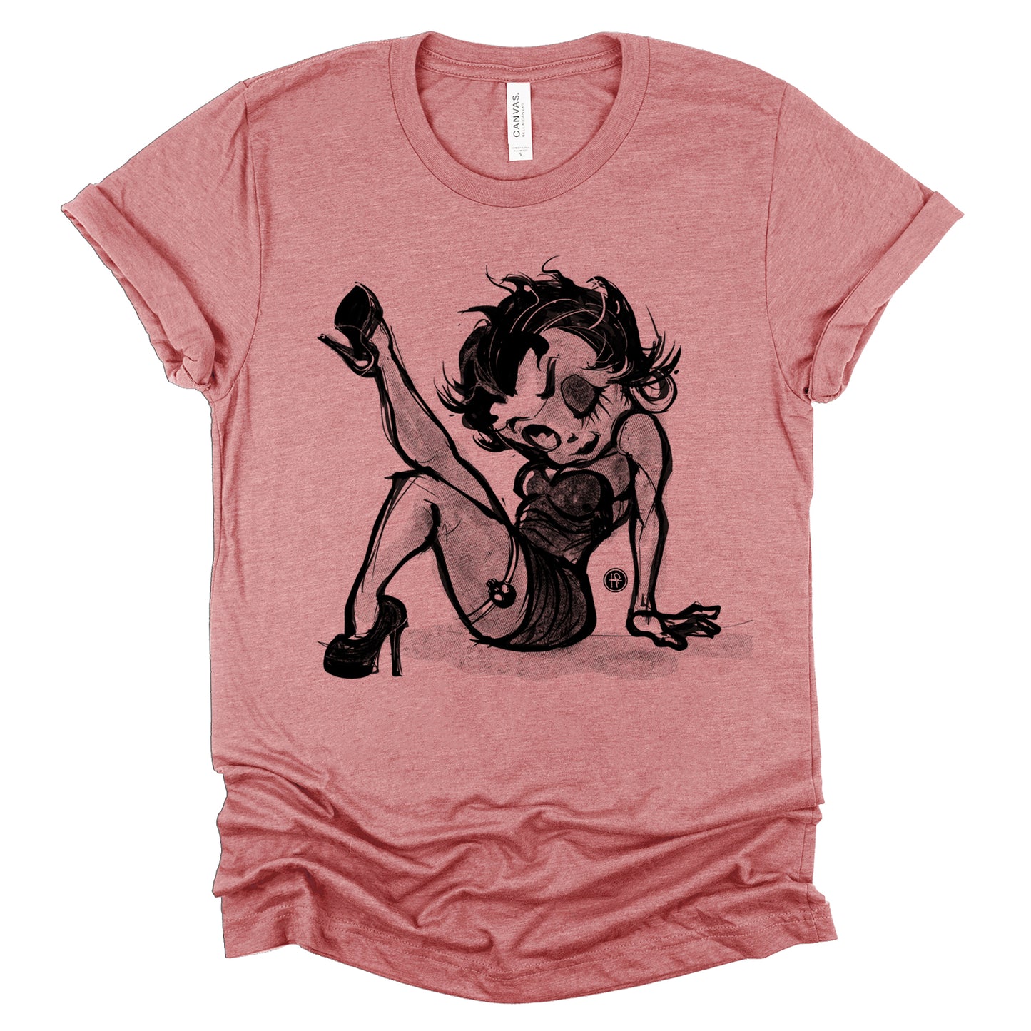 Betty Boop: Sassy Leg Raise T-Shirt