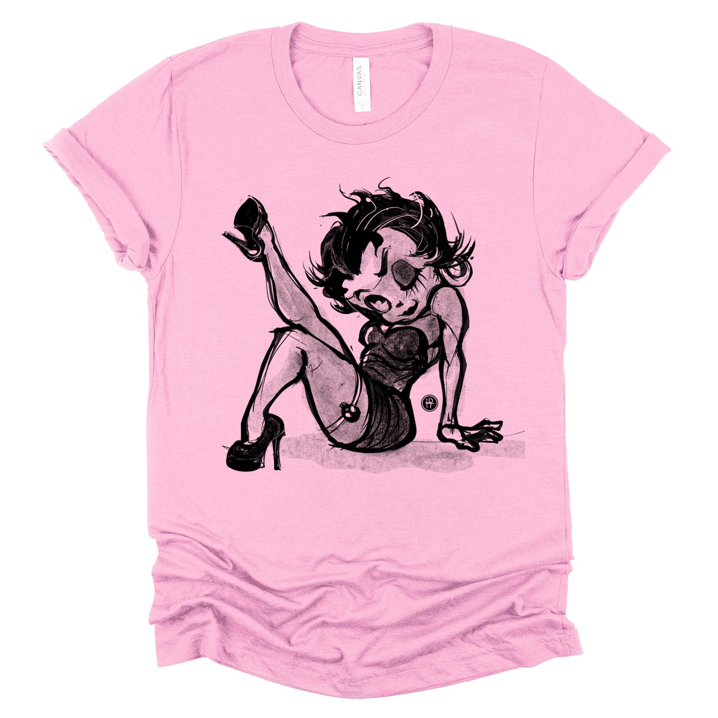 Betty Boop: Sassy Leg Raise T-Shirt