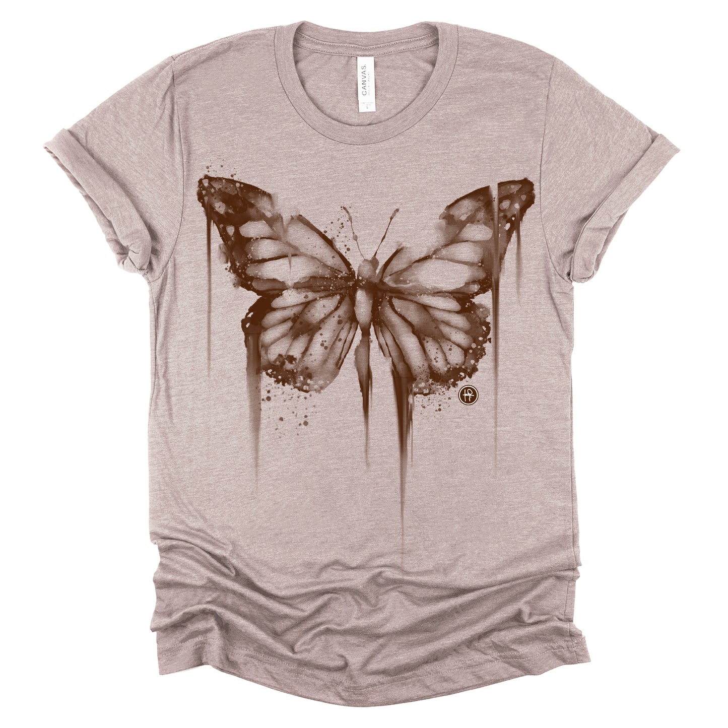 Bleached Butterfly: Fading Elegance T-Shirt
