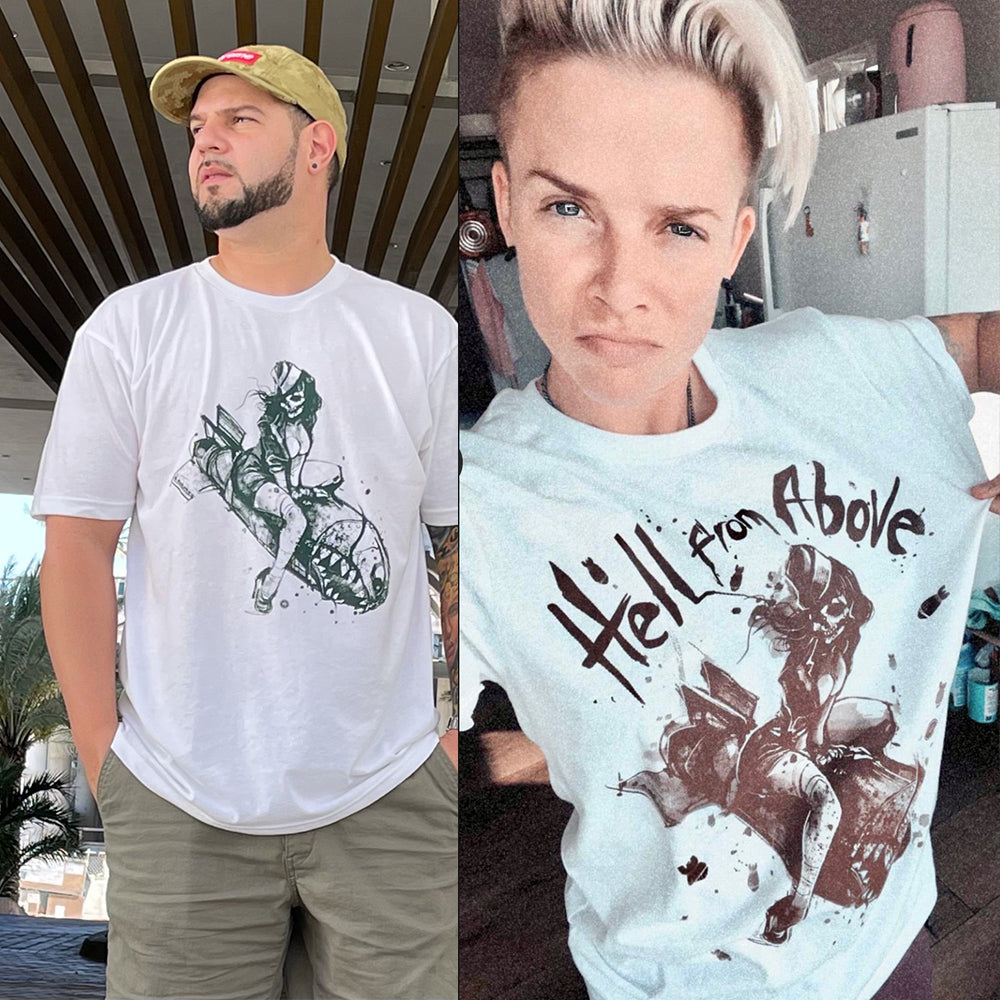 Bomber Girl: Hell from Above T-Shirt