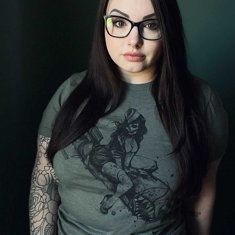 Bomber Girl: Hell from Above T-Shirt