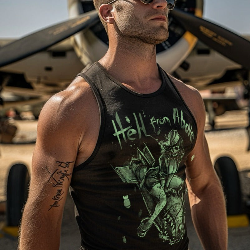 Bomber Girl: Hell from Above Tank Top
