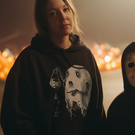 Boo-Hoo: The Saddest Trick-or-Treating Ghost Heavyweight Hoodie