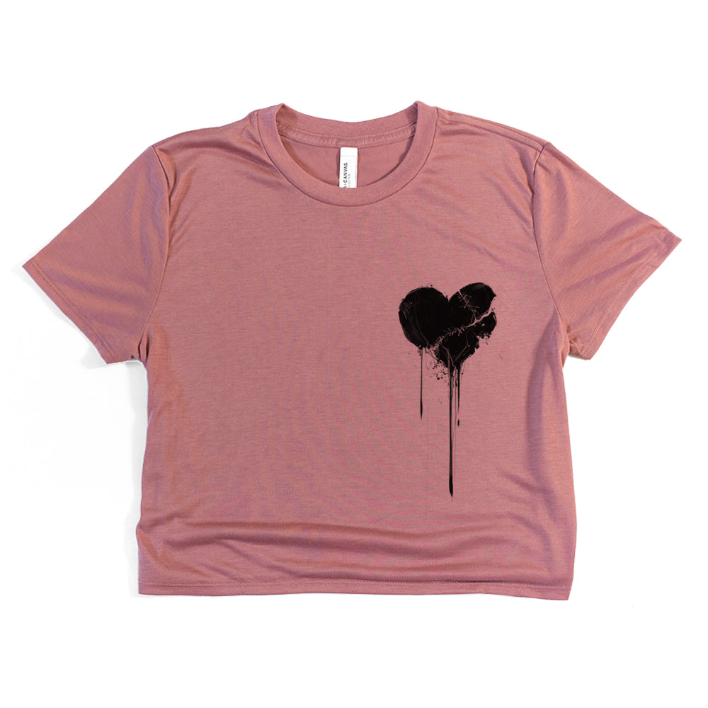 Broken Heart Crop Tee