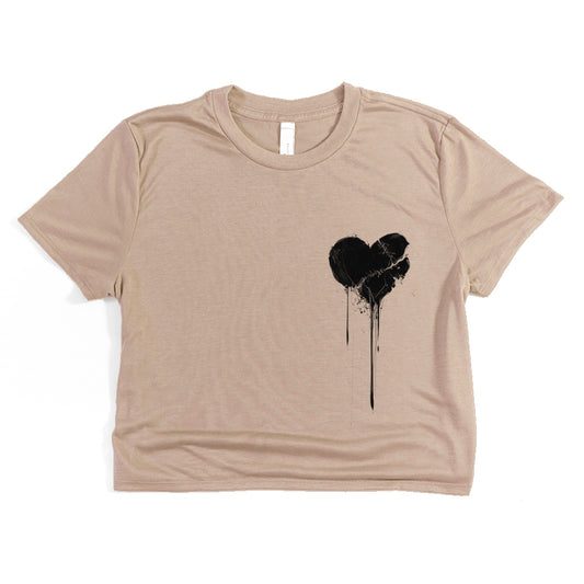 Broken Heart Crop Tee