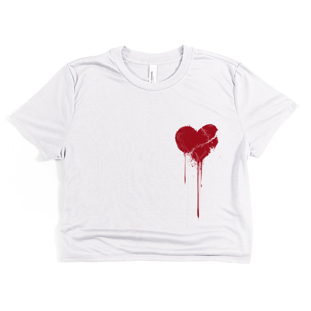 Broken Heart Crop Tee