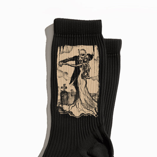 Cemetery Waltz Crew Socks