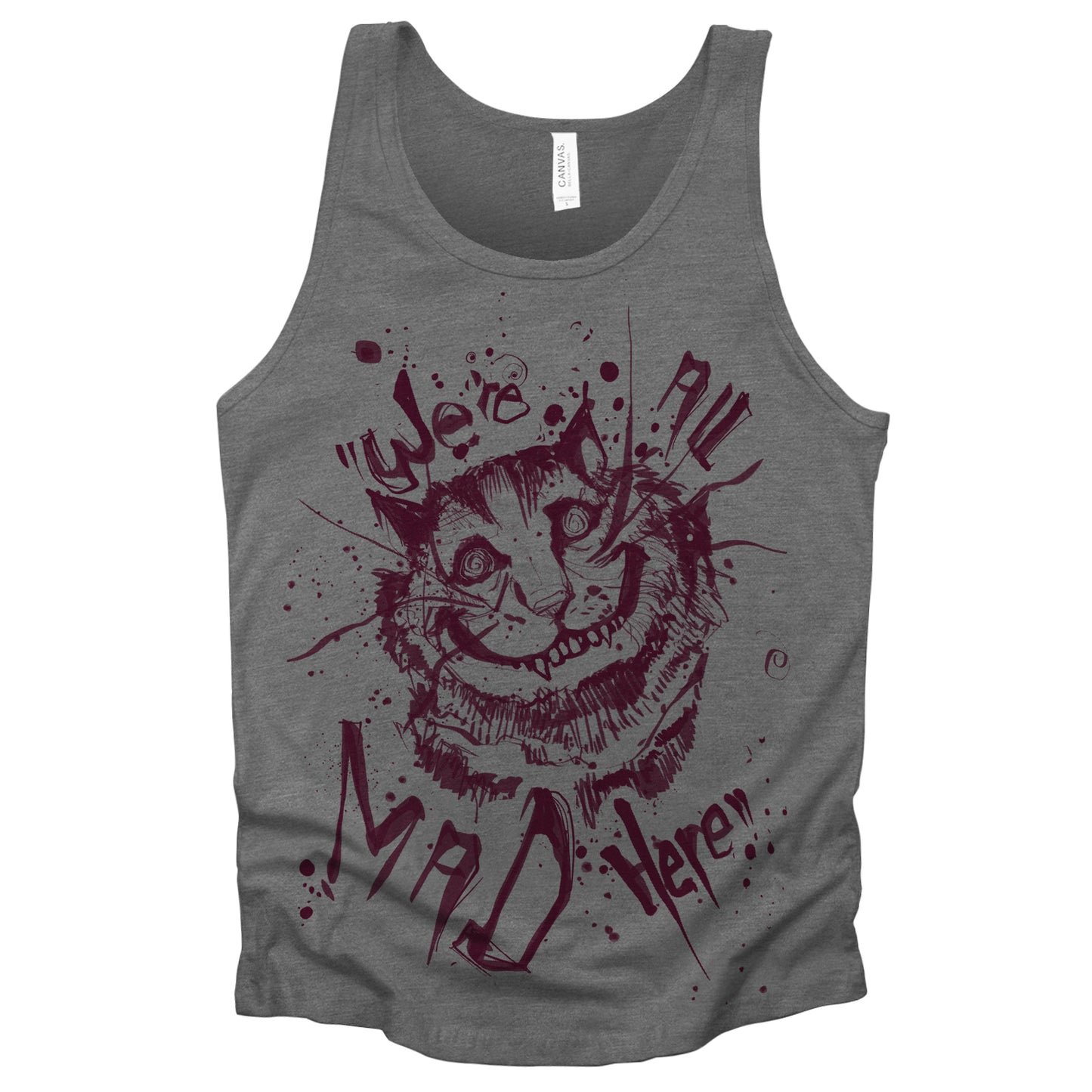 Cheshire Cat: We're All Mad Tank Top