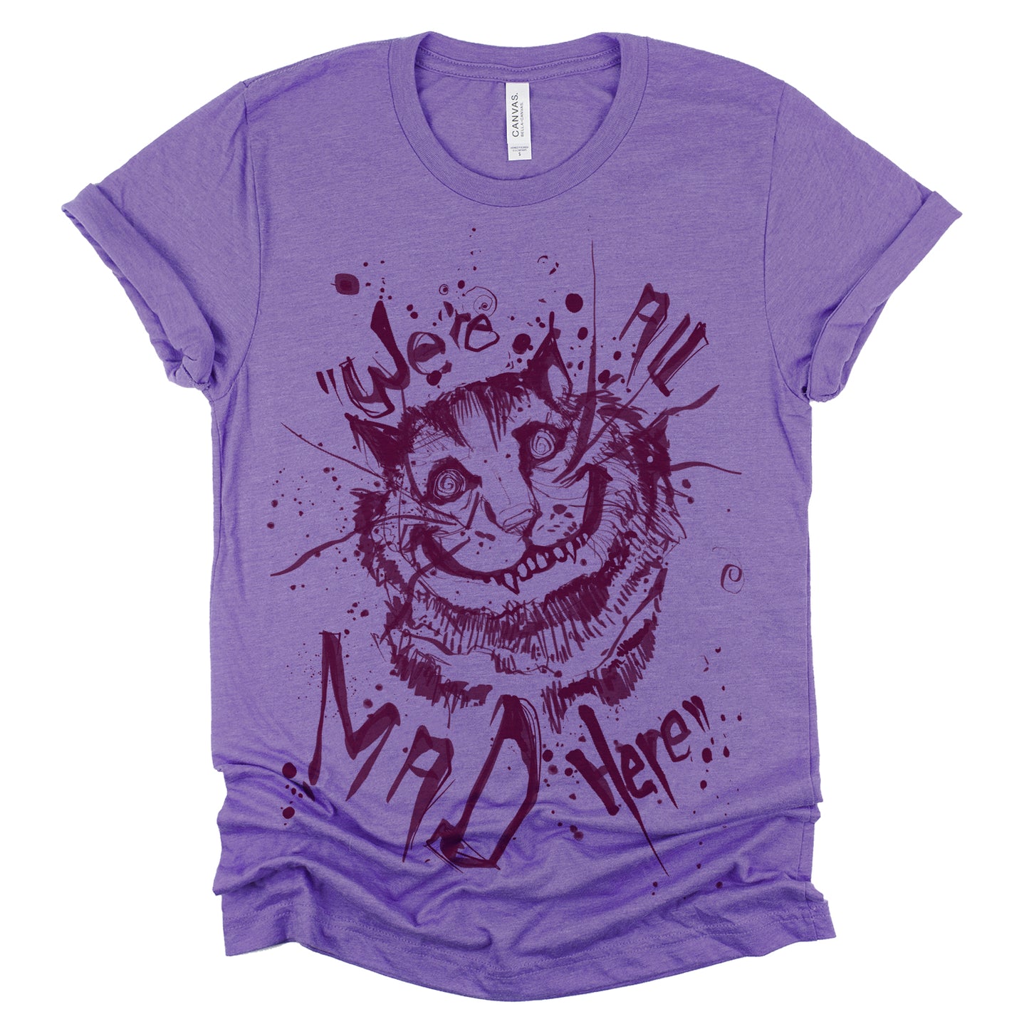 Cheshire Cat: We're All Mad T-shirt