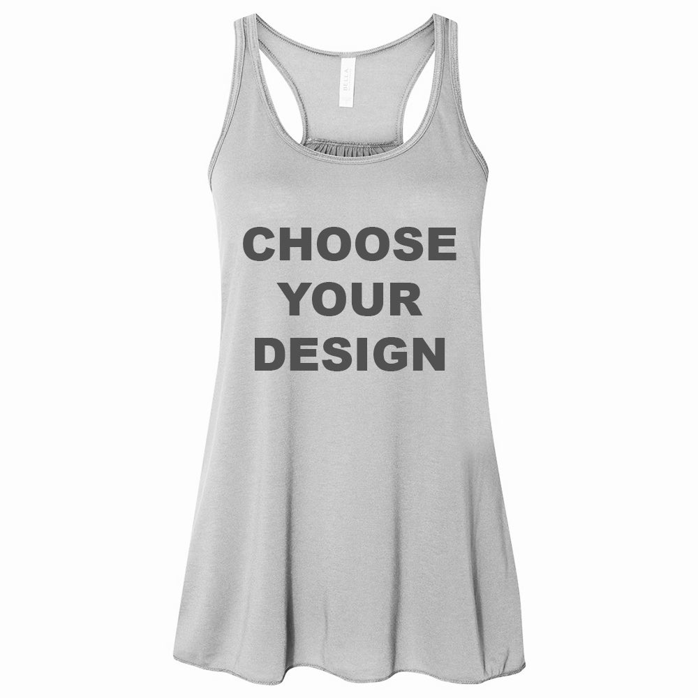 Custom Women's Cropped Flowy Tank Top (8800)