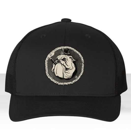 Cigar Bulldog: Tough, Smoky, and Full of Character Trucker Hat
