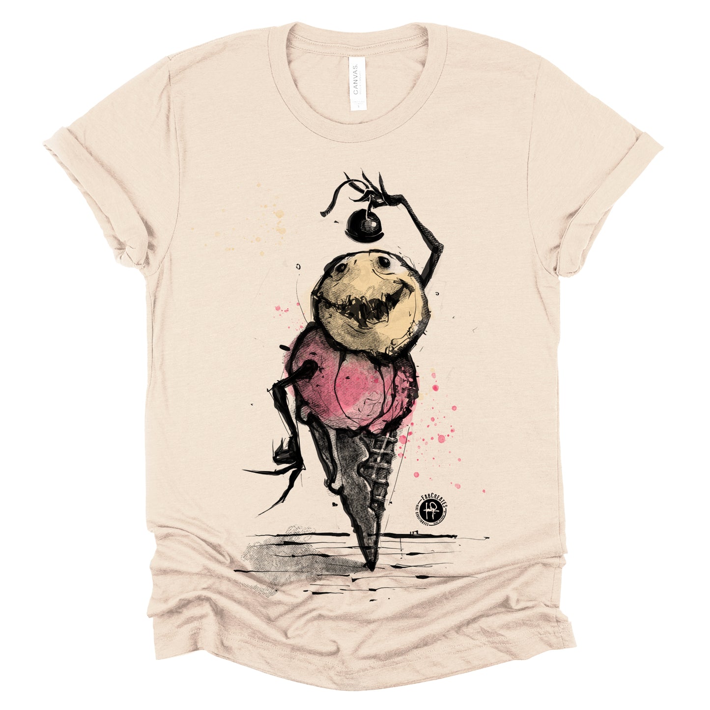 Cordial Ice Cream Cone: Sweet Elegance T-Shirt