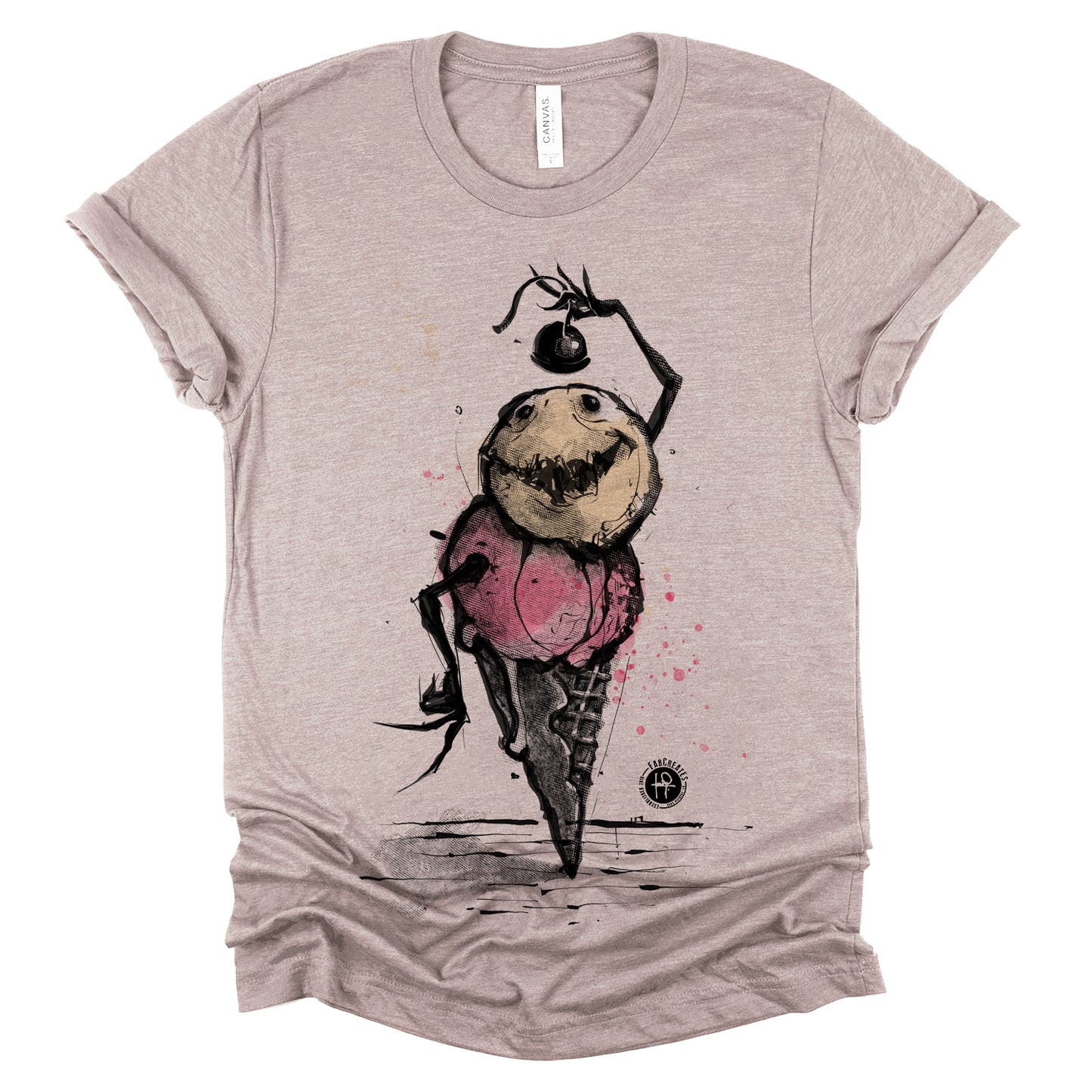 Cordial Ice Cream Cone: Sweet Elegance T-Shirt