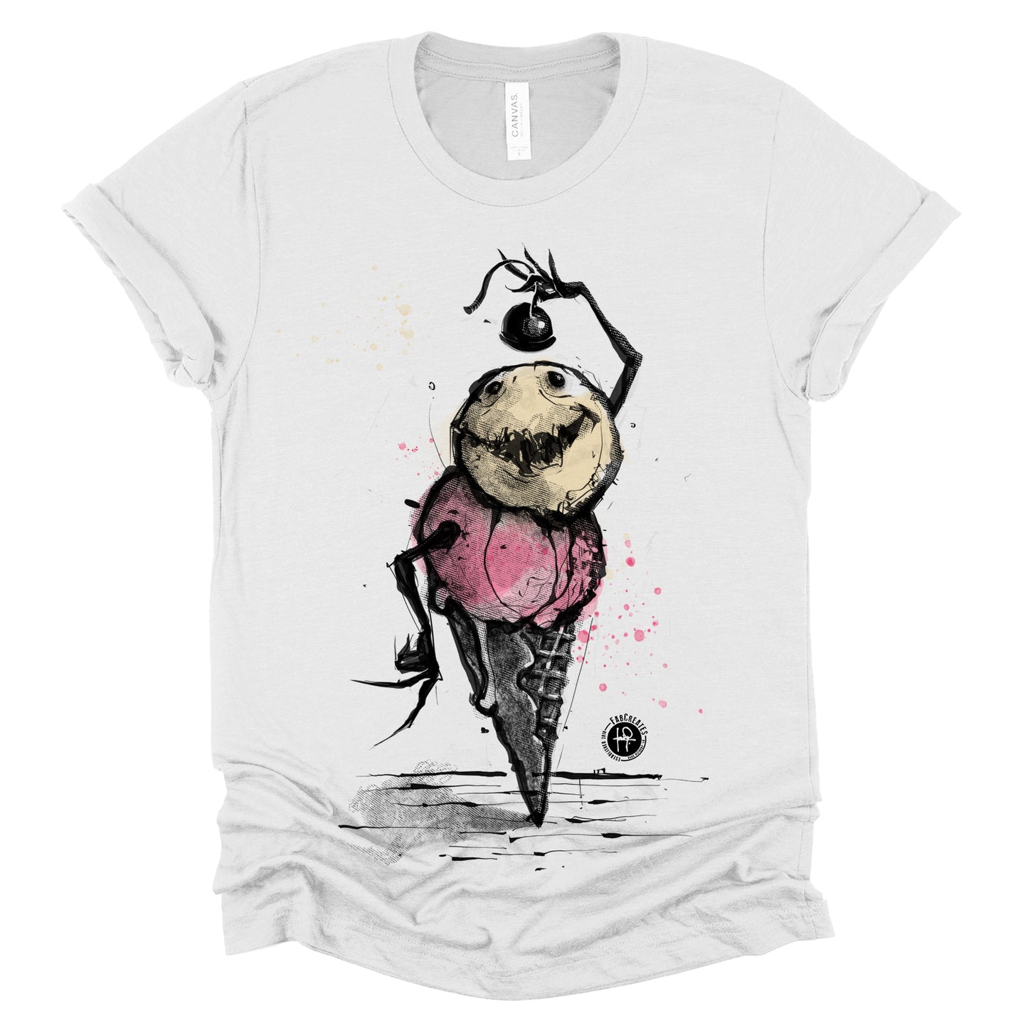 Cordial Ice Cream Cone: Sweet Elegance T-Shirt