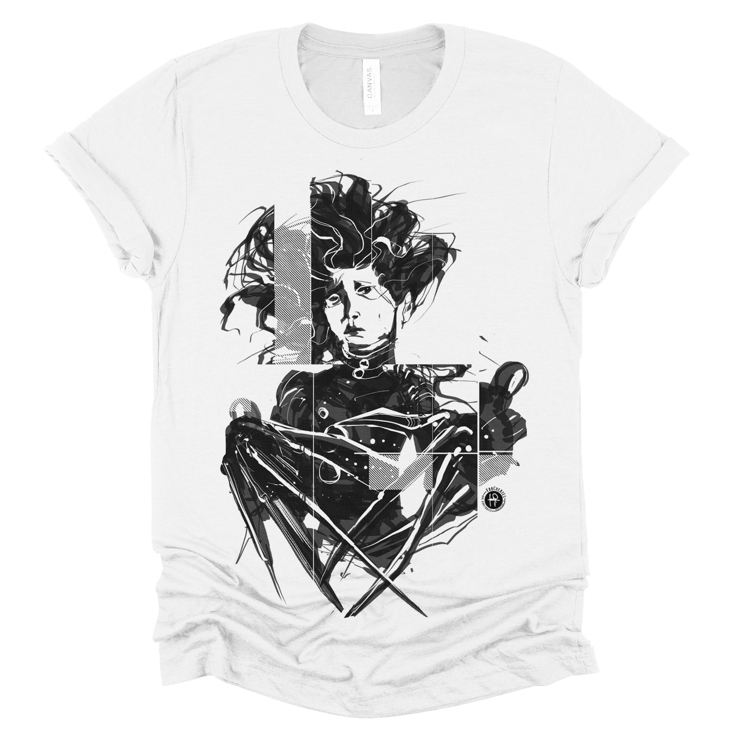 Crazy Scissors Hands: A Tribute to Tim Burton's Edward T-Shirt
