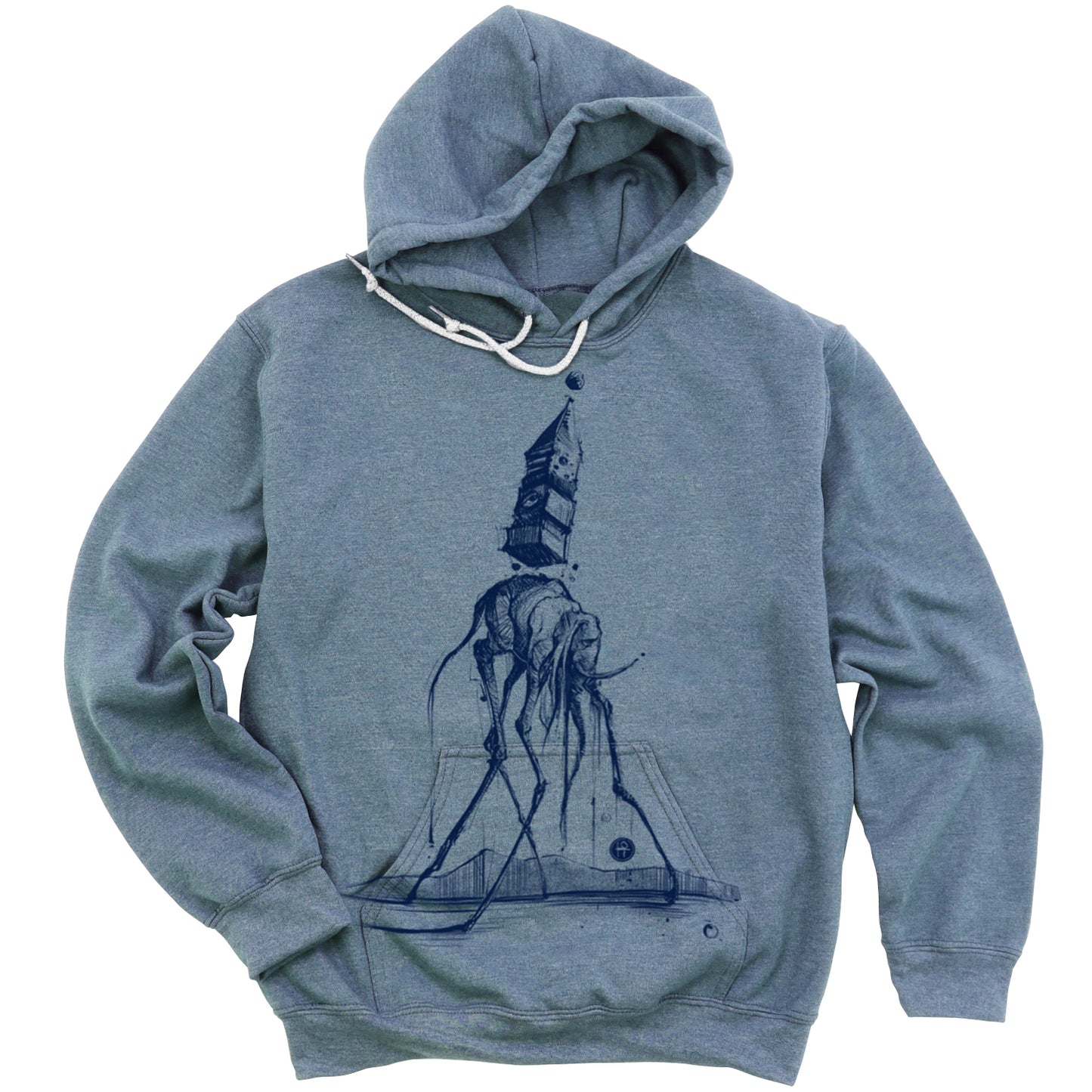 Dali's Elephant: Surreal Elegance Hoodie