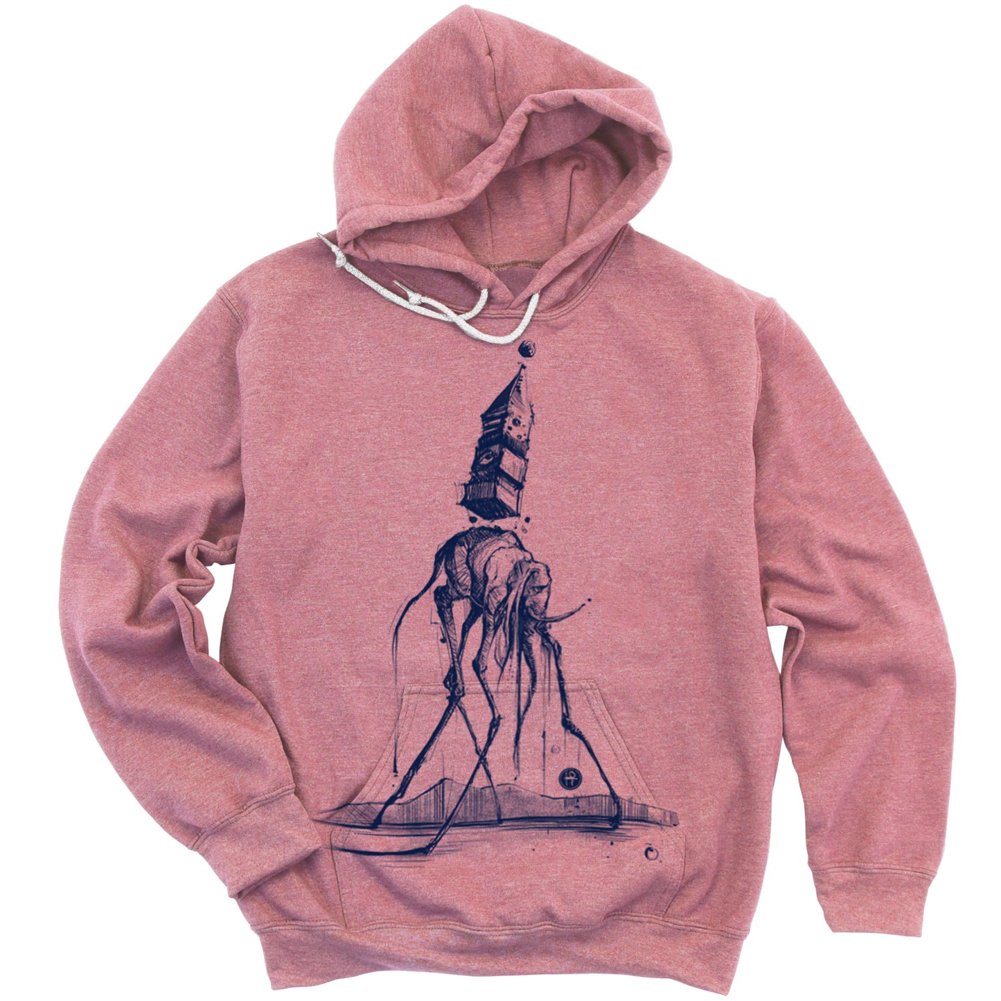 Dali's Elephant: Surreal Elegance Hoodie