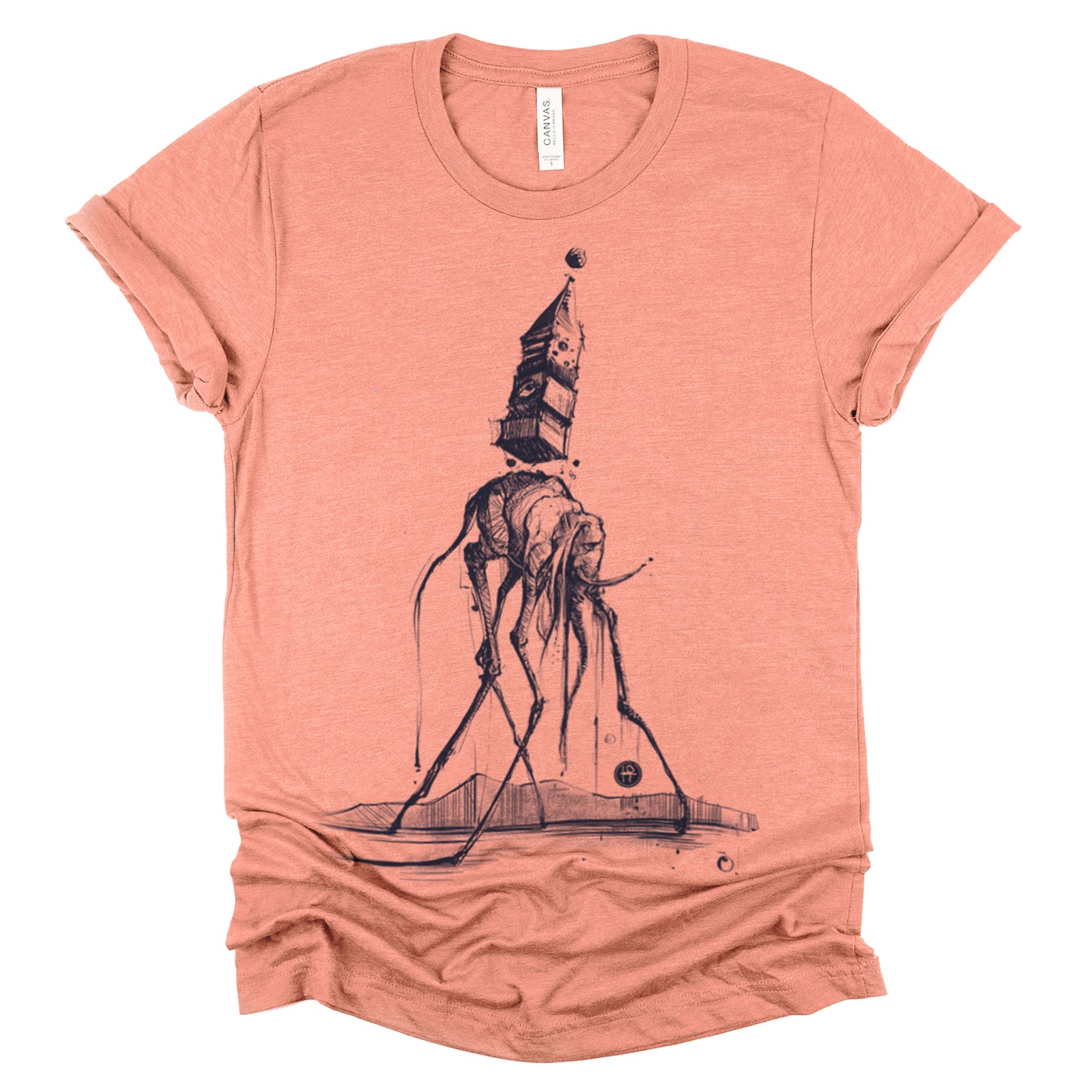 Dali's Elephant: Surreal Elegance T-Shirt