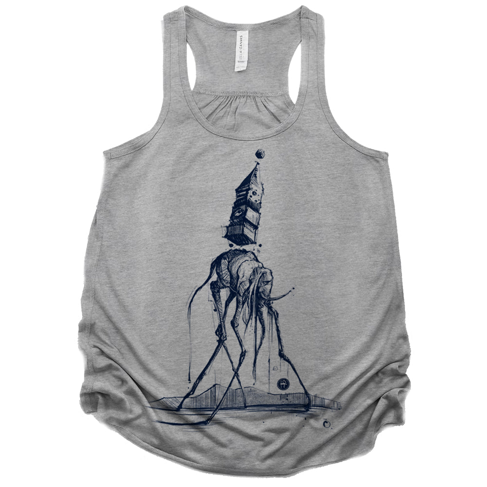 Dali's Elephant: Surreal Elegance Tank Top