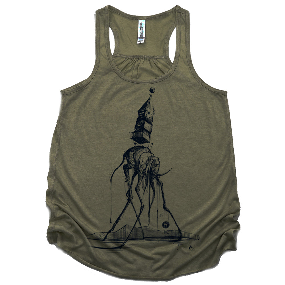 Dali's Elephant: Surreal Elegance Tank Top