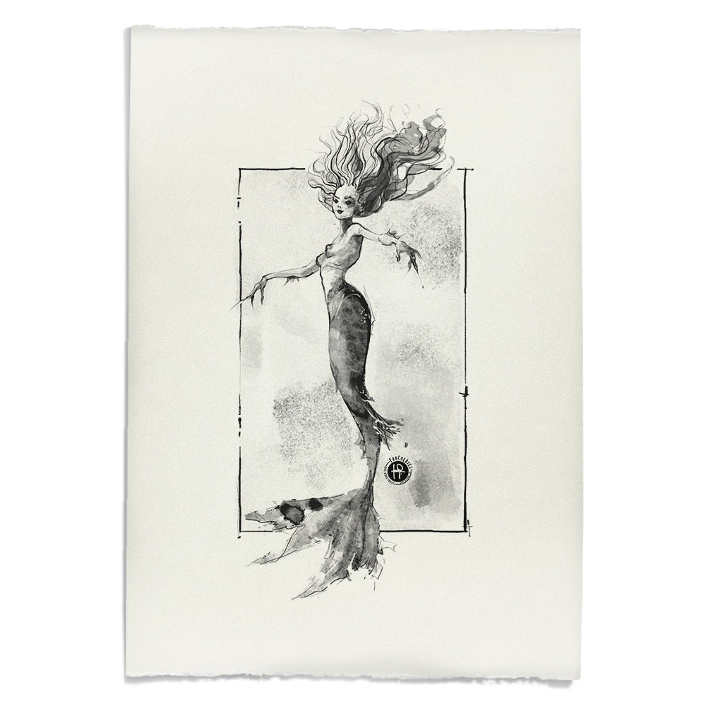 Dancing Mermaid: An Ocean Ballad Art Print