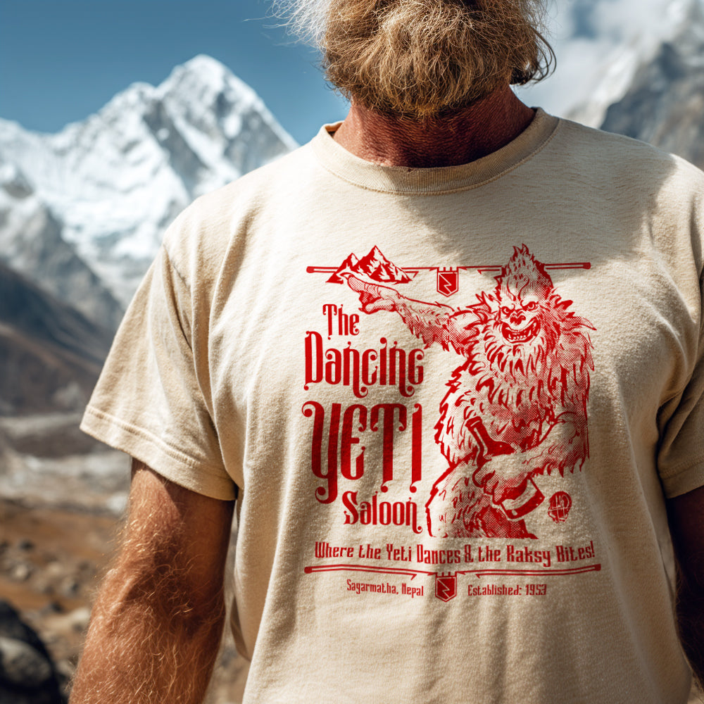 Dancing Yeti Saloon T-shirt