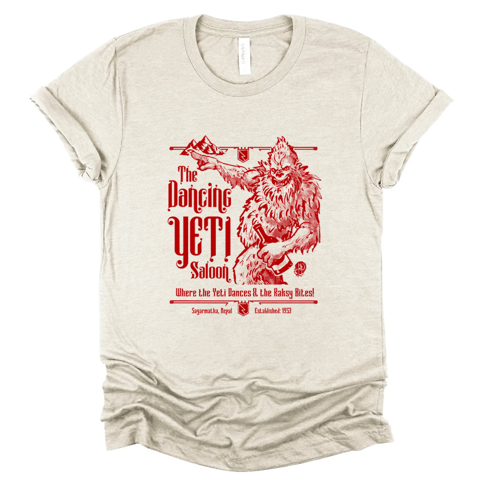 Dancing Yeti Saloon T-shirt