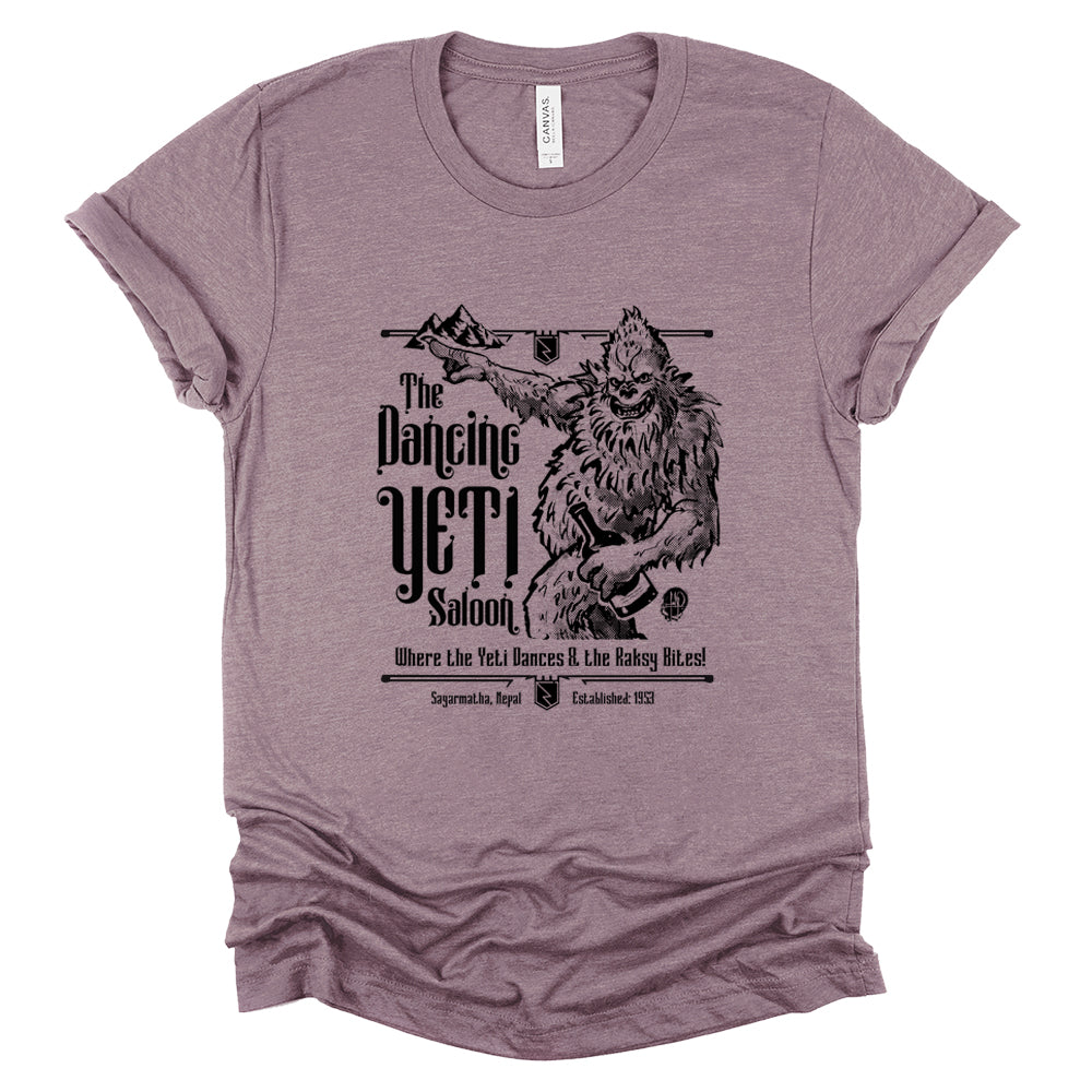 Dancing Yeti Saloon T-shirt